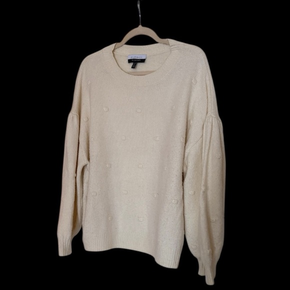 Eloquii Sweaters - Eloquii Elements Cream Sweater​
